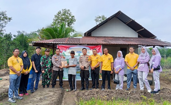 Polsek Kampar Intensif Dampingi Petani, Demi Perkuat Ketahanan Pangan