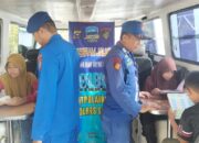 Tingkatkan Minat Baca Anak, Satpolairud Polres Siak Hadirkan Kapal Baca Melalui Program JALUR