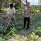 Ketahanan Pangan dan Kamtibmas Berjalan Beriringan, Polisi Sambang Kebun Warga di Tambang