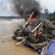48 Rakit PETI Dimusnahkan di Sungai Kuantan, Penambang Kabur