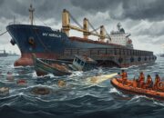 Terungkap! Kapal Pompong yang Tenggelam di Tanjung Buton Siak Sedang Draft Survei