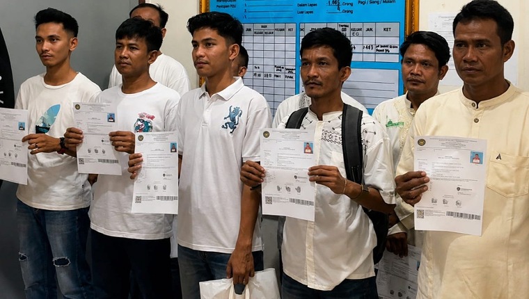 15 Warga Binaan Lapas Pekanbaru Terima Pembebasan Bersyarat