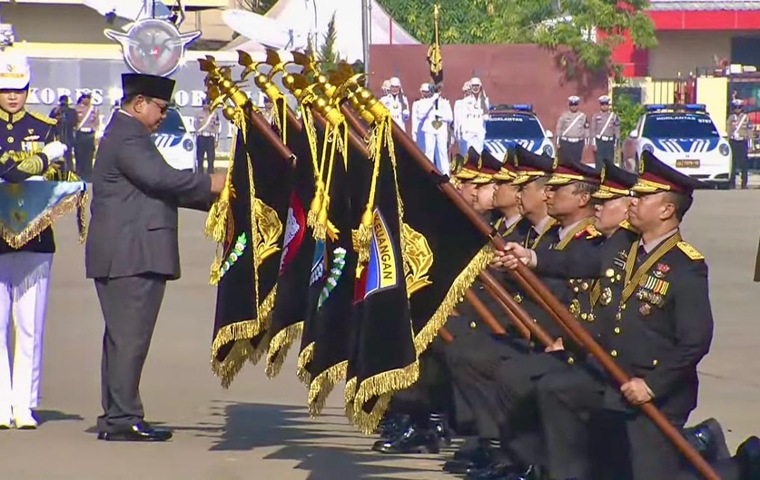 Polda Riau Raih Nugraha Sakanti dari Presiden, Begini Kata Kapolda Herimen