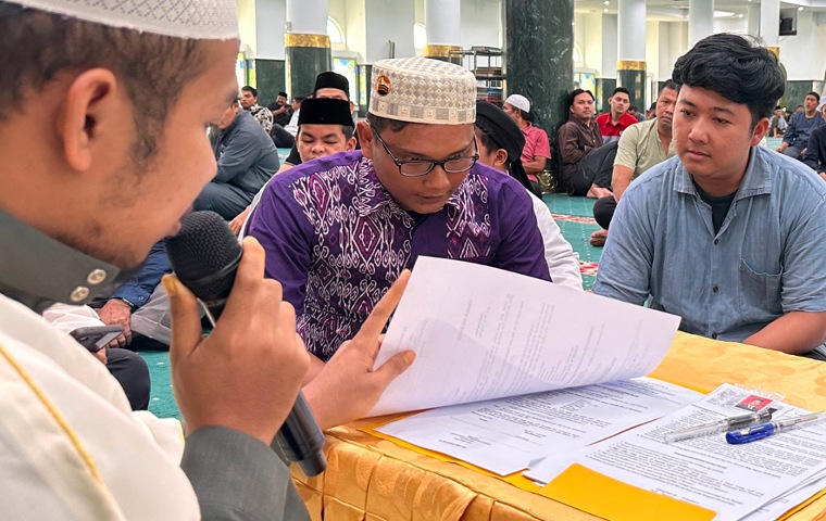 Dari Niat Menikah, Oktavianus Menemukan Hidayah Islam di Masjid Raya An Nur Pekanbaru