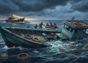 Begini Kronologi Tenggelamnya Kapal Pompong di Pelabuhan Tanjung Buton Siak