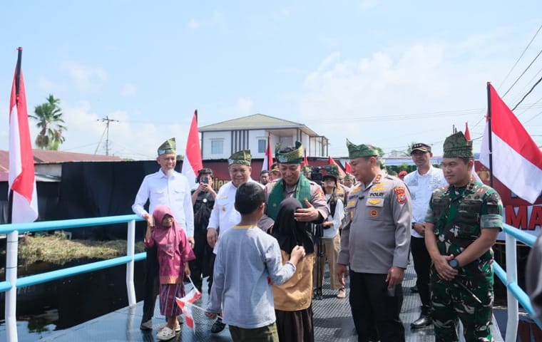 Polri Bangun 110 Jembatan di Riau, Kapolri: Bukti Nyata Hadir untuk Masyarakat
