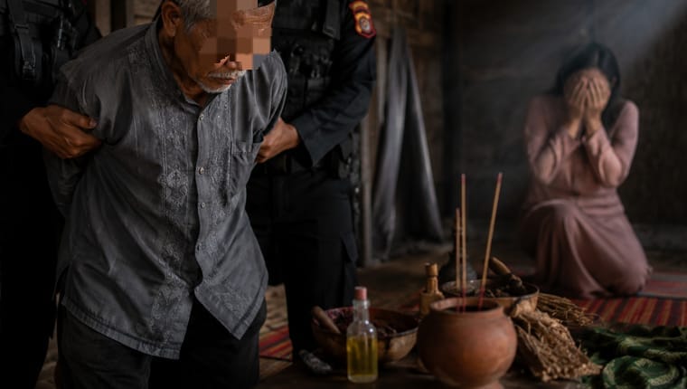 Polres Inhu Tangkap Dukun Cabul Modus Pengobatan Tradisional