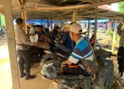 Polsek Batu Hampar Rohil Perketat KRYD, Pasar Senin Bantayan Disisir, Kriminalitas Nihil