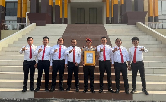 8 Personel Polres Kampar Berprestasi Diganjar Penghargaan Kapolda Riau