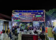 Dinas Perkim Padang Gelar Nobar Piala Dunia Bersama Warga Huntara, Bagikan Beras untuk 109 KK