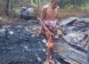 Lansia Sebatang Kara di Sawahlunto Kehilangan Rumah Dilalap Api, Hanya Tersisa Sarung di Badan