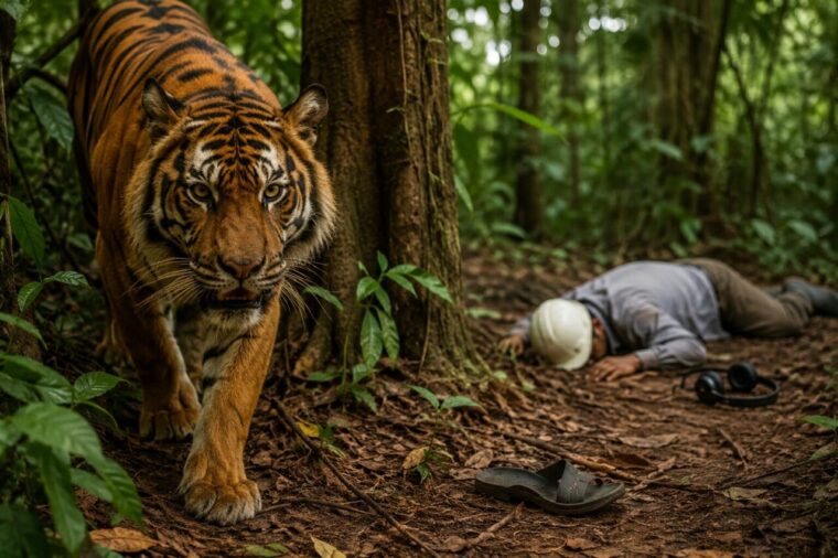 Tragis, Pekerja Tewas Diduga Diterkam Harimau Sumatera di Pelalawan