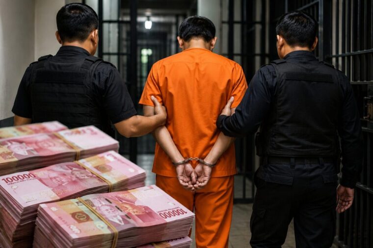 Polres Bengkalis Tahan ASN Satpol PP Tersangka Korupsi, Negara Rugi Rp1,42 Miliar