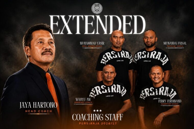 Resmi! Ini Susunan Lengkap Tim Pelatih Persiraja Banda Aceh untuk Musim 2026/2027