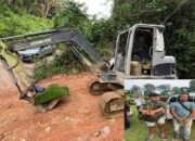 Polda Sumbar Tangkap Penambang Emas Ilegal di Solok Selatan, Excavator Disita