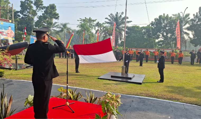 Basarnas Pekanbaru Peringati HUT ke-81 RI, Pesan Kemanusiaan Jadi Sorotan