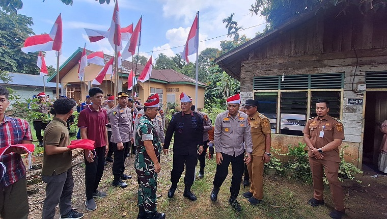 Tim Ekspedisi Merah Putih Polda Riau Hadir di Okura, Layani Kesehatan Gratis dan Serap Aspirasi Warga