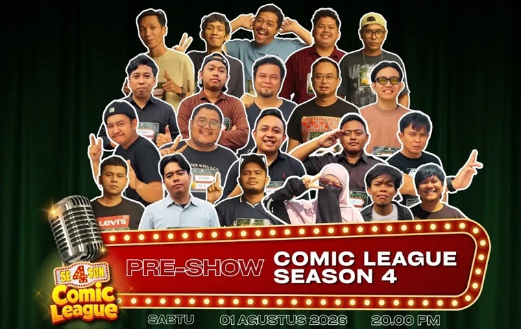 Pre-Show Comic League 4 Digelar, 21 Komika Unjuk Kebolehan di Balungan Gajah Pekanbaru
