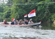Ekspedisi Merah Putih Presisi Tembus Pedalaman Inhu, Nasionalisme Suku Talang Mamak Dikuatkan
