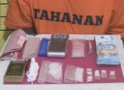 Pengedar Sabu di Kebun Sawit Inhu Ditangkap, Sembunyikan Barang Bukti di Lubang Tanah