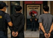Kejar-kejaran di Kebun Sawit, Dua Pengedar Sabu Dibekuk Polisi Inhu
