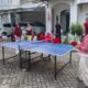 Semangat Kemerdekaan Menggema, Ibu-Ibu Graha Sakuntala Kompak Ikuti Lomba Tenis Meja