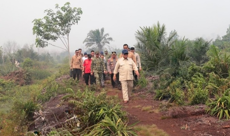Presiden Prabowo Dijadwalkan Tinjau Karhutla Kampar