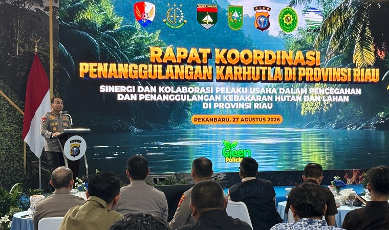 Kapolda Riau: Penanganan Karhutla Tak Bisa Sendiri, Butuh Sinergi Semua Pihak