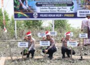 Ekspedisi Merah Putih Presisi Tembus Pesisir Sinaboi, Polda Riau Tanam 810 Mangrove