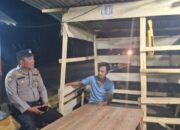 Cegah Gangguan Kamtibmas, Polisi Sambangi Pos Kamling di Sungai Sialang