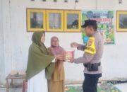 Dinding TK Mulai Kusam, Bhabinkamtibmas Polsek Batu Hampar Bawa Bantuan Cat