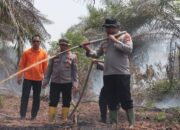 Api Lahap 10 Hektare Lahan Gambut Kualu Nenas, Polisi Selidiki Penyebabnya