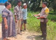 Cegah Karhutla, Polsek Batu Hampar Sebar Maklumat Kapolda Riau ke Warga
