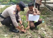 Tanam Pohon di Bantaian Hilir, Polisi Dorong Warga Jadi Garda Lingkungan