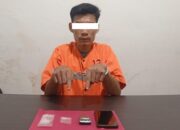 Transaksi Sabu Digerebek, Satu Ditangkap Tim Opsnal Polsek Pinggir, Dua Diburu