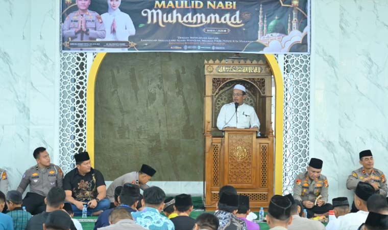 Pererat Kebersamaan, Polres Inhu Gelar Maulid Nabi Muhammad SAW 1448 H