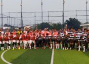 Seru! Presiden PKS AMY Adu Skill dengan PWI Riau, Laga Mini Soccer Berakhir 4-4