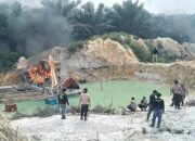 525 Rakit PETI Dimusnahkan, Polda Riau Perkuat Perang Melawan Tambang Ilegal di Kuansing