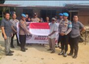 Bukan Sekadar Bendera, Sipropam Pelalawan Bangkitkan Nasionalisme dari Rantau Baru