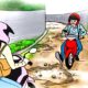 Ilustrasi jalan rusak. (ist)