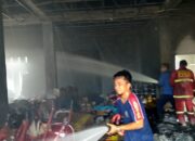 Ruko Bangunan di Katapiang Terbakar, Kerugian Ditaksir Rp900 Juta