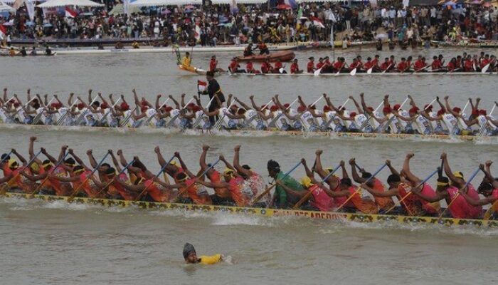 204 Jalur Ramaikan Festival Pacu Jalur Kuansing, Ada Peserta dari Sumbar dan Jambi