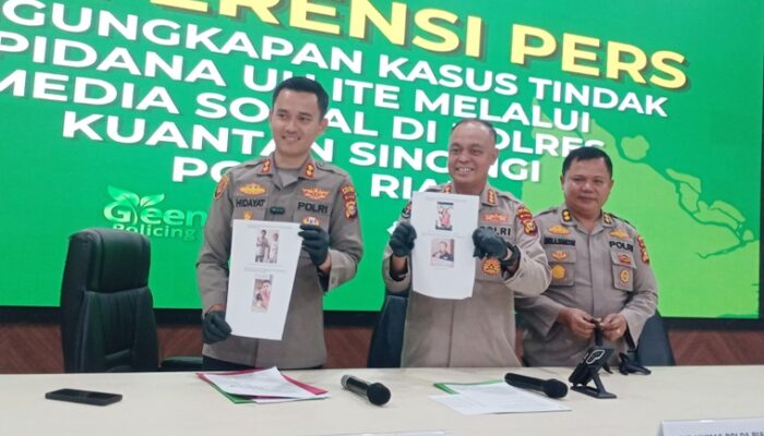 Viral Ujaran Kebencian di TikTok, Polda Sitanggang Ditangkap Polres Kuansing di Samosir