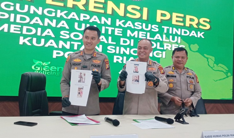 Viral Ujaran Kebencian di TikTok, PS Ditangkap Polres Kuansing di Samosir