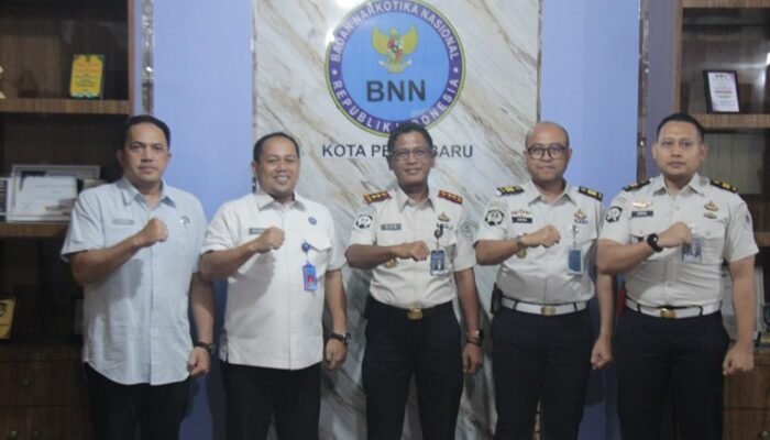 Kalapas Pekanbaru Jalin Sinergi dengan BNN dan Pengadilan, Bahas 2 Isu Strategis