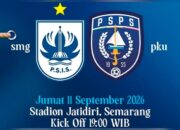 PSPS Pekanbaru Tantang PSIS di Laga Perdana Liga 2, Misi Curi Poin di Jatidiri