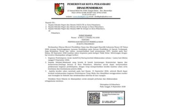 Udara Pekanbaru Masih Tidak Sehat, Disdik Pekanbaru Perpanjang PJJ untuk Siswa