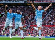 Hanya 10 Pemain, Manchester City Bungkam Manchester United di Kandang