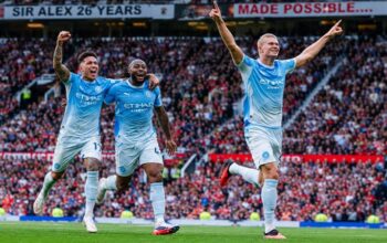 Hanya 10 Pemain, Manchester City Bungkam Manchester United di Kandang