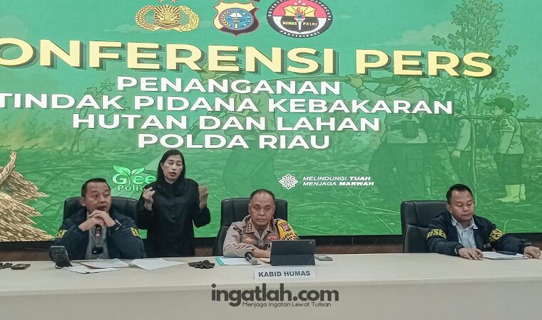 Karhutla Riau Makin Meluas, Polda Sudah Ungkap 58 Kasus dan Amankan 61 Tersangka